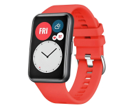 FIXED Silicone Strap do Huawei Watch FIT red FIXSSTB-1054-RD - 1341081 - zdjęcie 2